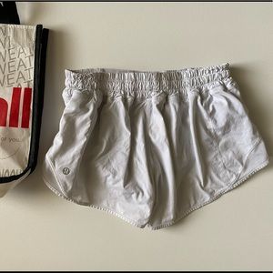 Lululemon Hotty Hot White Shorts